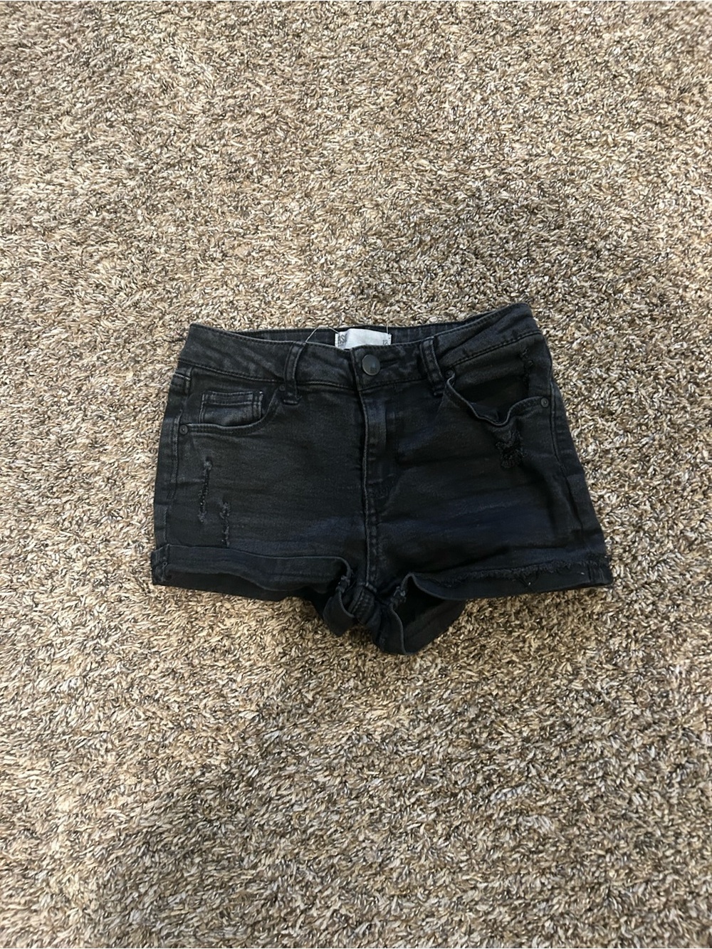 RSQ Black Denim Cutoff Shorts
